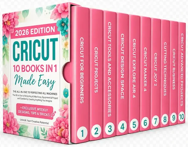 Cricut Mastery — 10 Guides in 1 — box mockup